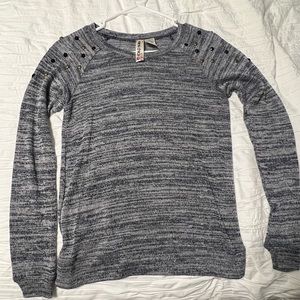 Women’s Sweater with stone detailing on shoulders